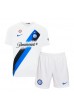 Fotbalové Dres Inter Milan Henrikh Mkhitaryan #22 Dětské Venkovní Oblečení 2023-24 Krátký Rukáv (+ trenýrky)